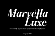 Marvella Luxe - Elegant Display, a Serif Font by zamjumps (Thumbnail 1 of 12)