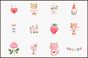 Hand-Drawn Valentine's Clipart PNG, an Illustration by Sublimation Artist (Thumbnail 3 of 6)