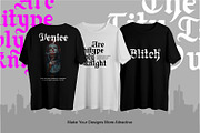 Blitch Modern Blackletter Tattoo, a Blackletter Font by WhymoreArt (Thumbnail 10 of 12)