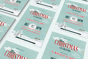 Vintage Christmas Flyer, a Flyer Template by Corrella Design (Thumbnail 3 of 3)