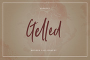 Gelled Lettering, a Script Font by Graphic Deal (Thumbnail 1 of 7)