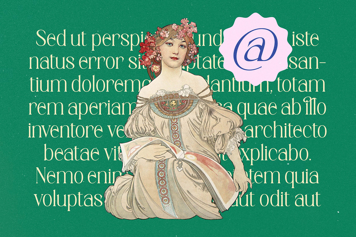 Qeilgera Modern Luxury Serif, a Serif Font by timelesstype.co (Photo 8 of 15)