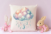 Mega Geometric Pastel Spring Clipart, an Illustration by RobertsArt (Thumbnail 6 of 7)