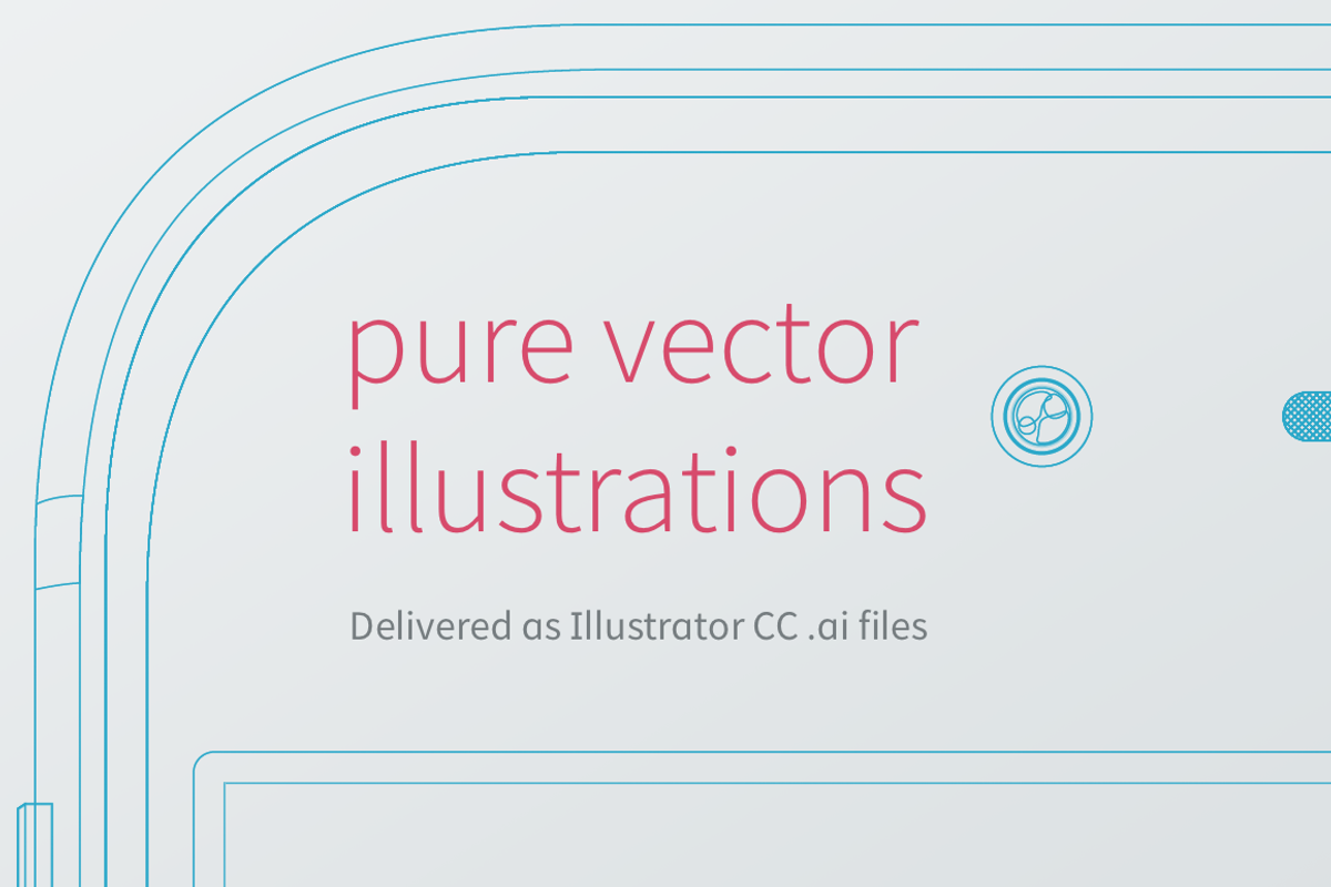 iPhone 6s Vector Pack, a Product Mockup by Device Kits (Photo 3 of 3)