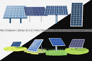Solar Panel Clipart, a Graphic by Artnoy (Thumbnail 2 of 5)