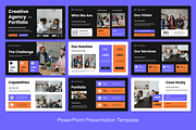 Black Orange Purple Creative Agency, a Presentation Template by Sixtemp (Thumbnail 2 of 3)