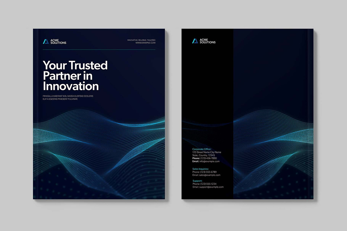 Sales Brochure Template, a Brochure Template by BrandPacks (Photo 6 of 7)