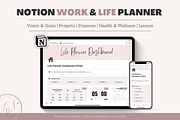 Notion Life and Work Planner, an App Template by Designs by Darowan (Thumbnail 1 of 10)