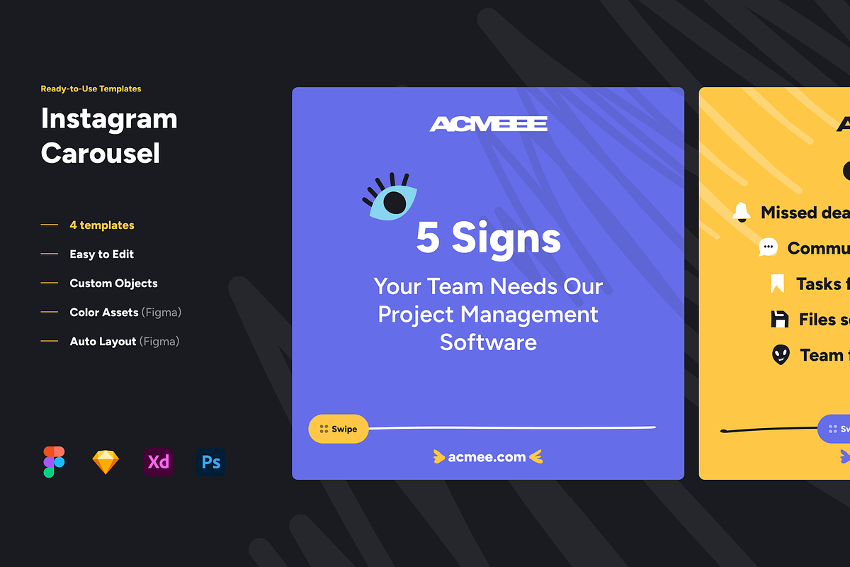 Business v1 - Instagram Carousel, a Social Media Template by Petr Bilek (Photo 1 of 3)
