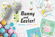 Easter Bunny, a Background Graphic by Nafanya (Thumbnail 1 of 13)