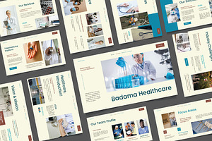 Healthcare Powerpoint Template, a Presentation Template by Caprio Studio