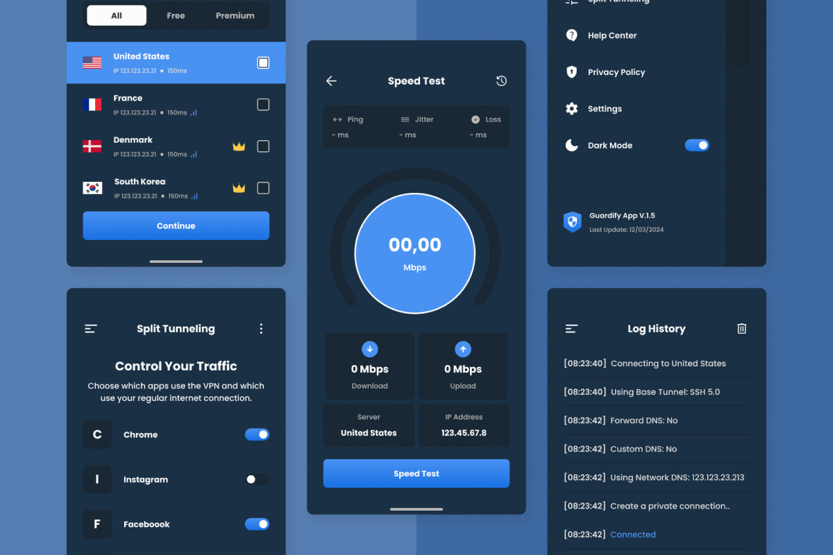Guardify - VPN Proxy Mobile App, an App Template by twinstd (Photo 4 of 5)