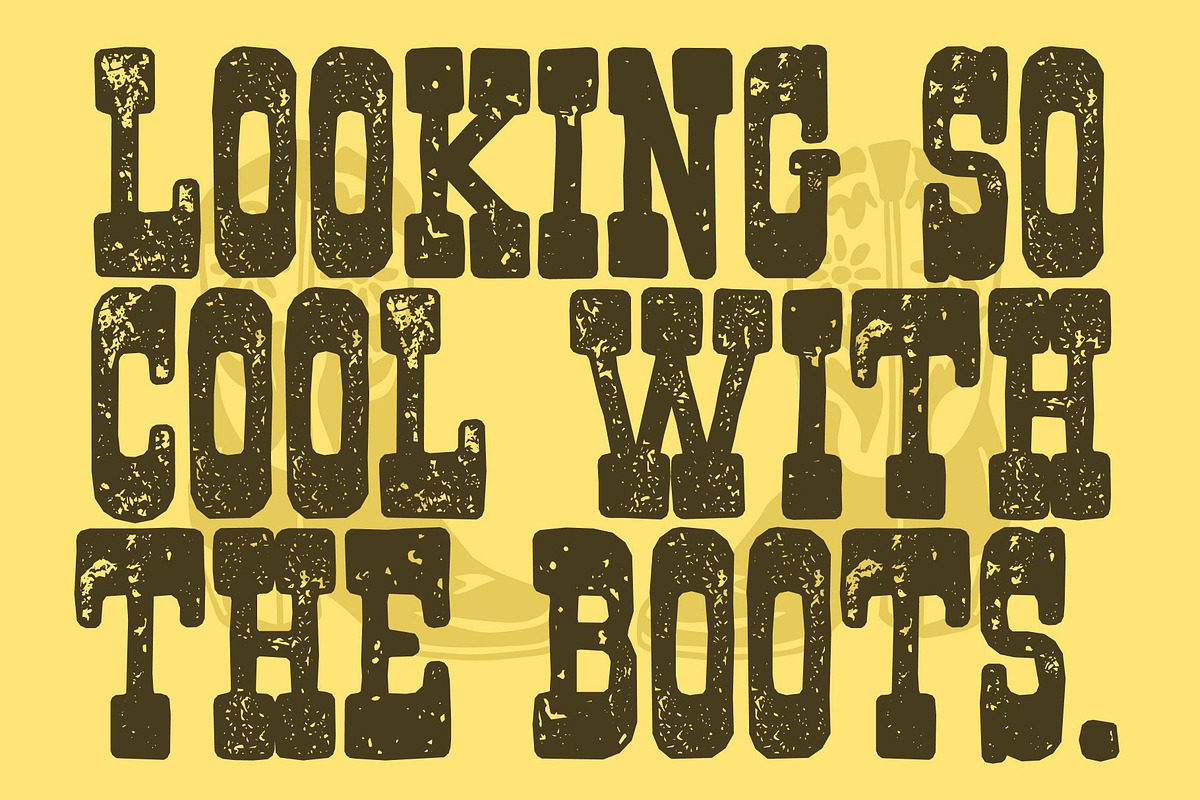 CS Ralphie Stamp, a Slab Serif Font by Craft Supply Co. (Photo 4 of 8)