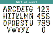 Floral Alphabet and Numbers, a Decorative Illustration by Anna Krestiannykova (Thumbnail 7 of 8)