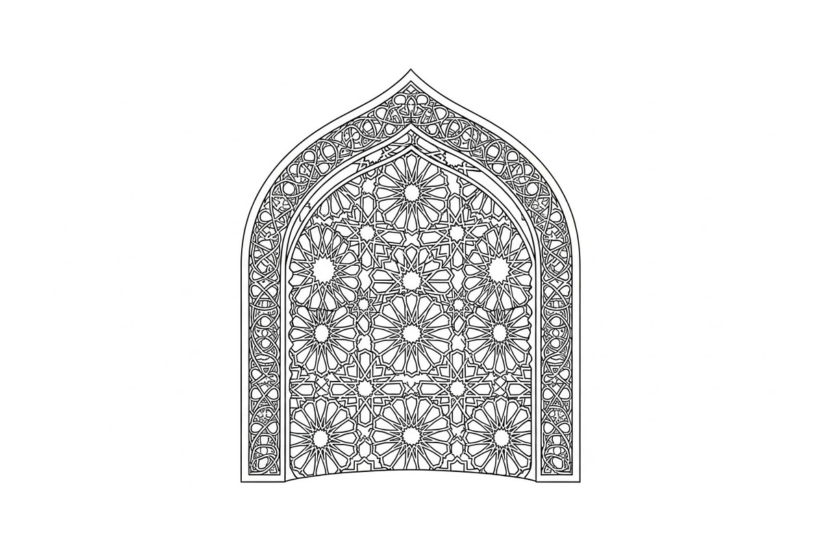 Islamic Arch Window Mandala Bundle, an Illustration by Artivon (Photo 41 of 45)