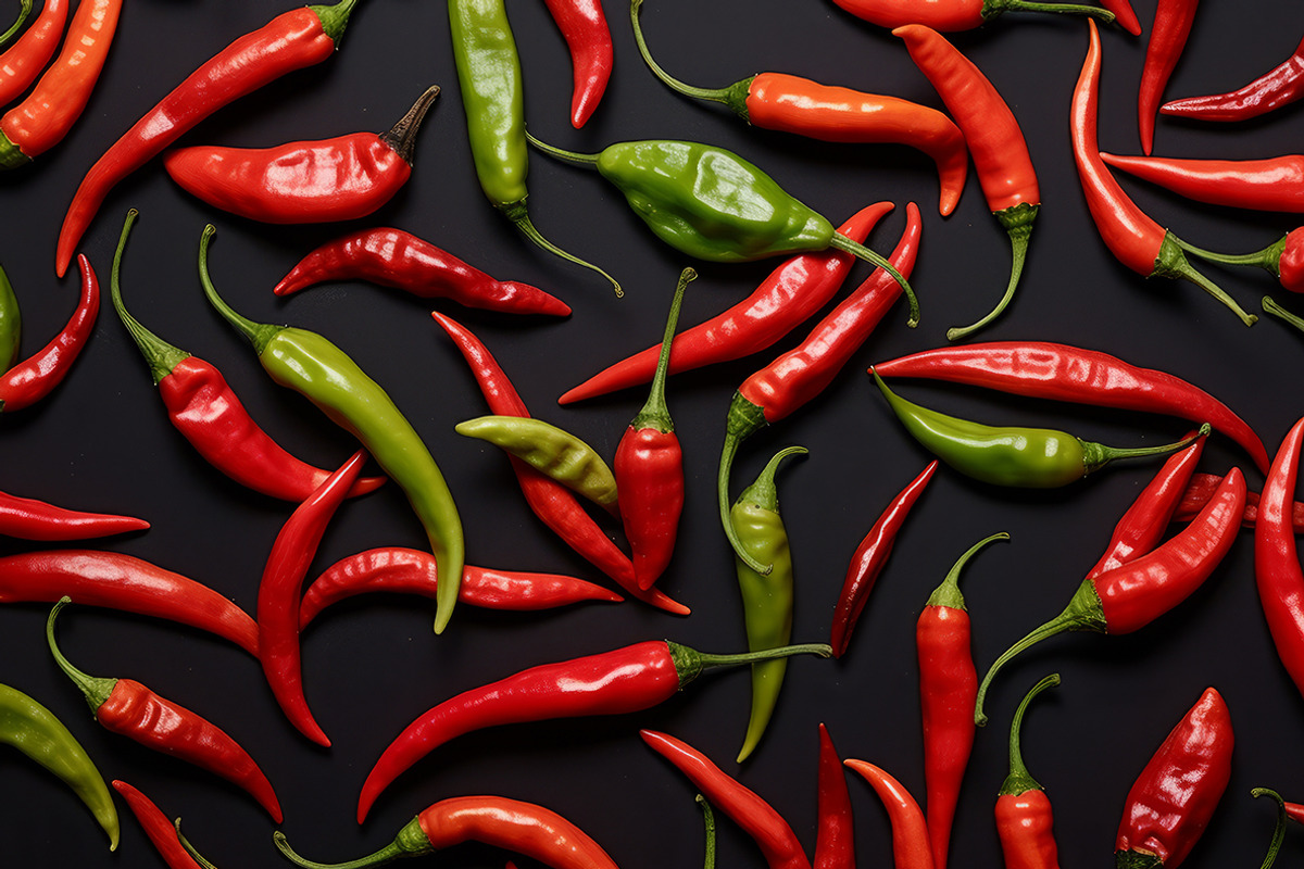 Chili pepper patterns - 32 images, a Food Illustration by Handmadefont (Photo 7 of 11)