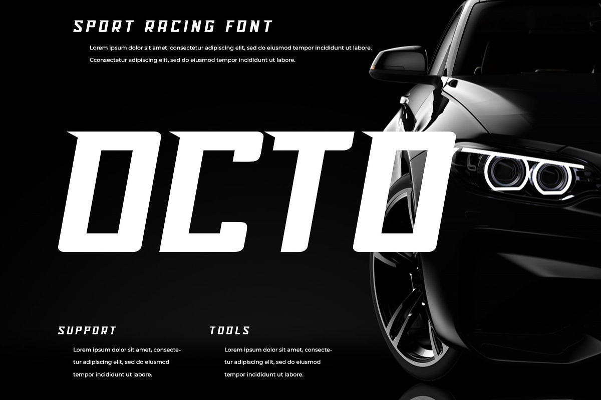 Dragna - Modern Sport Font, a Serif Font by RantautypeStudio (Photo 2 of 10)