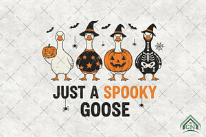 Spooky Halloween Goose PNG, an Illustration by Craft Nest