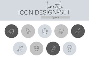 Linestyle Icon Design Space