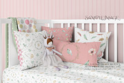 Baby Crib Duvet & Pillows Mockup, a Household Mockup by mock-ups (Thumbnail 13 of 13)