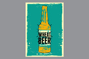 Beer Types grunge vector poster set., a Food Illustration by PoPaShop (Thumbnail 9 of 11)
