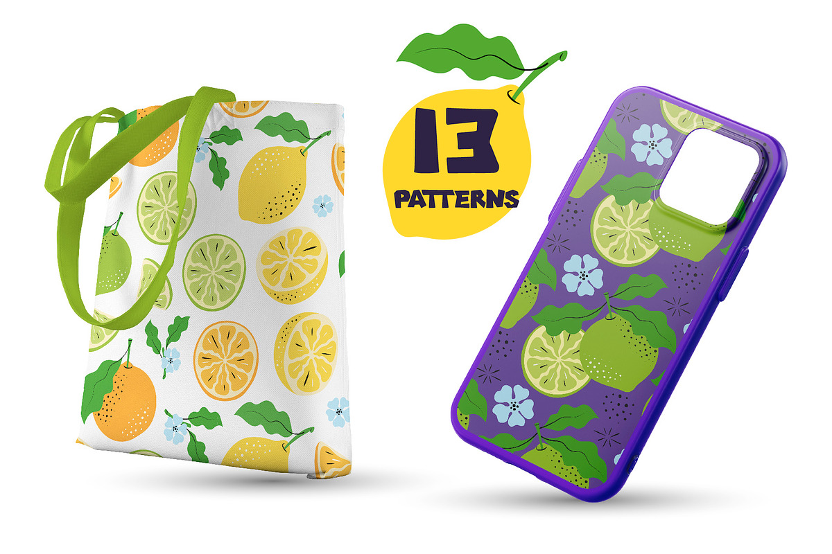 Hand-Drawn Citrus Vector Design Set, a Food Illustration by Lettering_Logo (Photo 7 of 11)