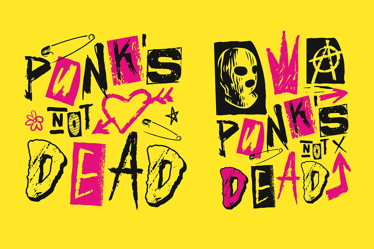 RocknRolla display font, a Handwritten Font by DGIM studio (Photo 3 of 5)
