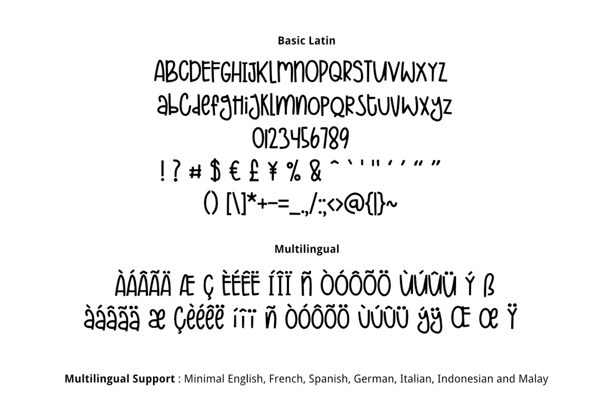 Creamy Pastel Font preview 2