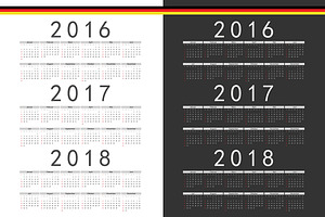 Collection Of Germany Calendars