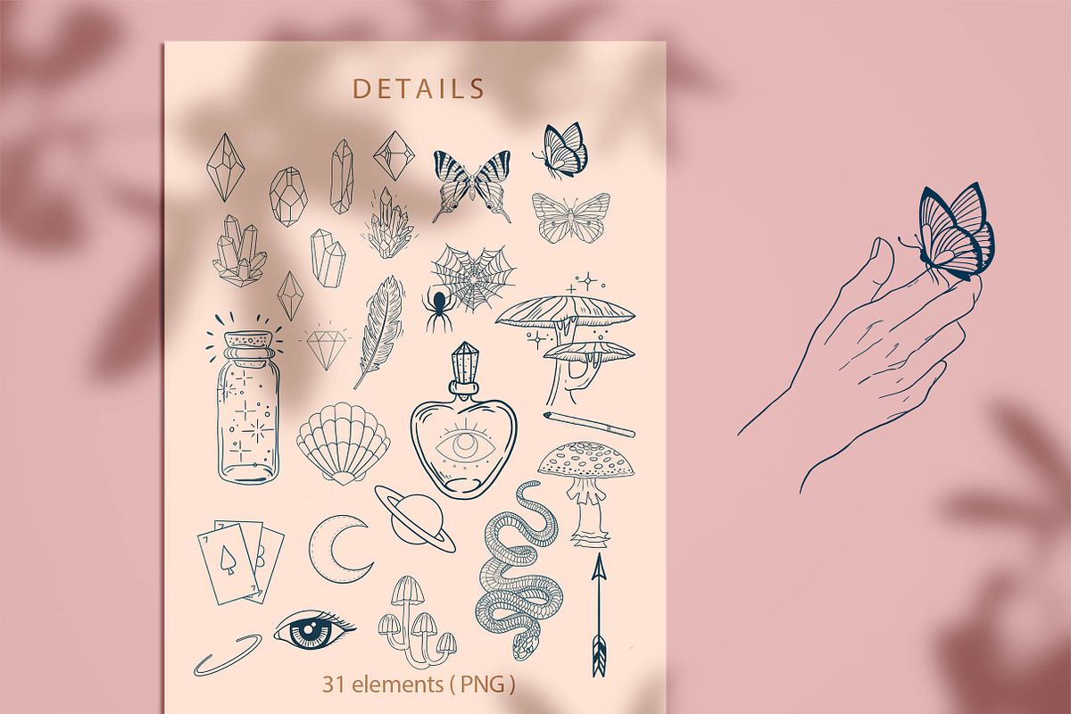 Hands+Graphic line art illustration, an Illustration by digital_essence (Photo 5 of 7)