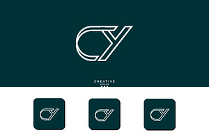 Alphabet Letters Icon Logo CY or YC, a Graphic by art_creater