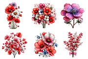 Whimsical Wildflowers Clipart,Spring, an Illustration by Dream Creation (Thumbnail 6 of 8)