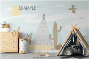Kids Frames & Wall Mockup Bundle - 5, a Print Template by Yuri-U (Thumbnail 13 of 32)