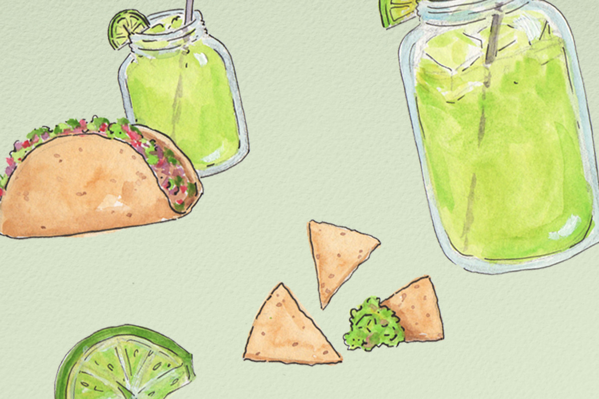 Watercolor Tacos & Margaritas, a Food Illustration by R.Ewers Designs (Photo 2 of 3)
