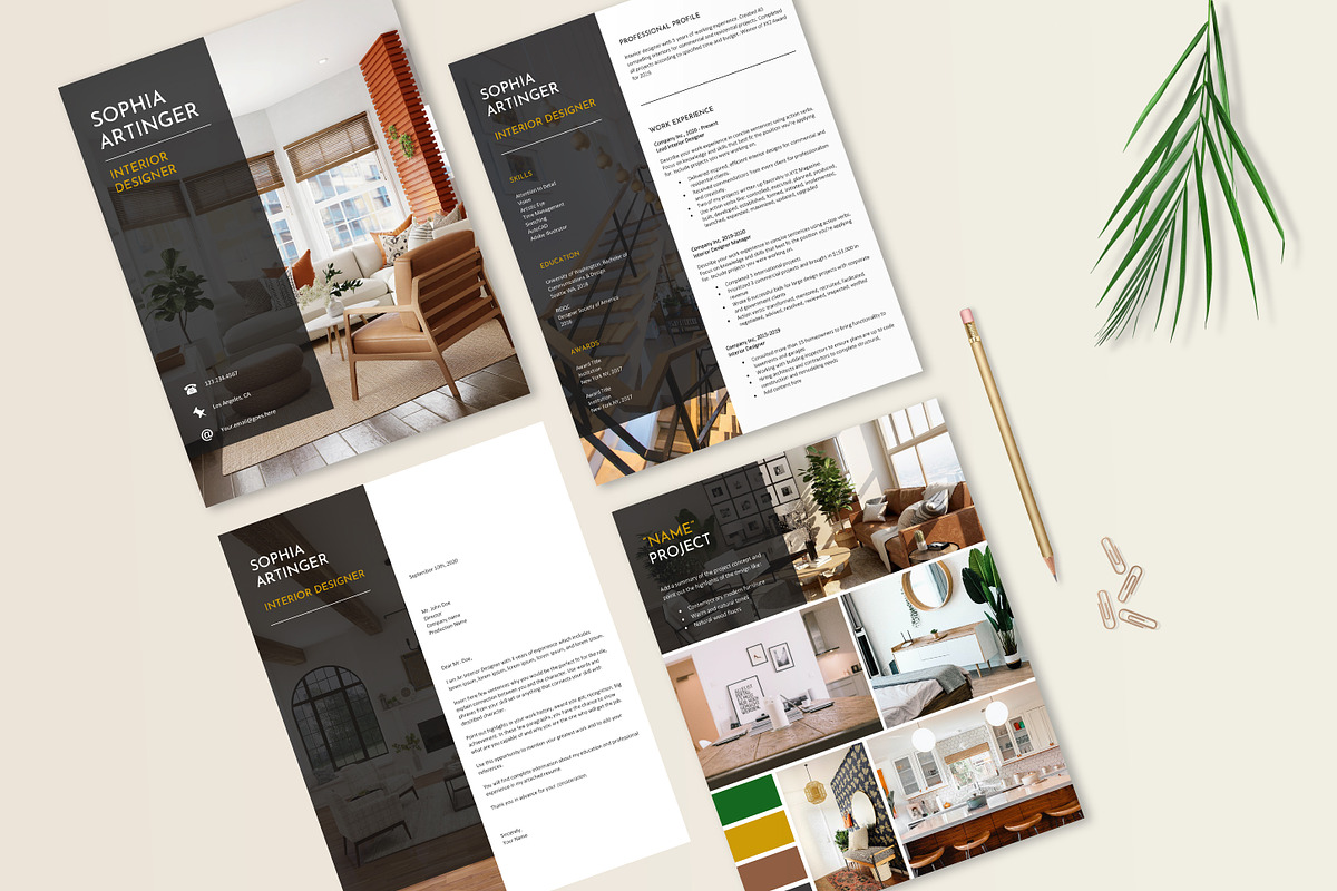 Interior Designer Resume - Portfolio, a Resume Template by Stanin Studio (Photo 7 of 10)