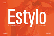 Estylo - Display Sans, a Sans Serif Font by Almeera Std (Thumbnail 1 of 6)