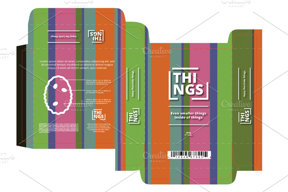3 Colorful Box Designs, a Templates & Theme by MHLY