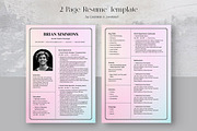 CANVA Resume Template / CV Set, a Resume Template by RWstudio (Thumbnail 4 of 8)