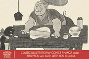 VV Halftone Printing Studio, a Brush Add-On by Vintage Voyage Supply (Thumbnail 5 of 12)