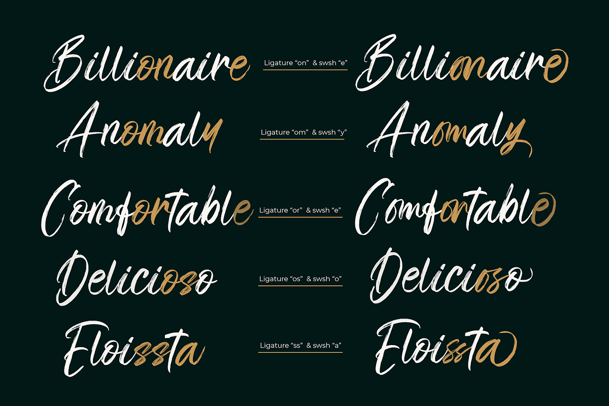 Real Dreams // Brush Typeface, a Script Font by GDcreative (Photo 2 of 10)