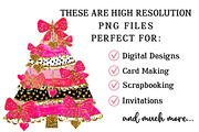Coquette Christmas Tree Clipart, an Illustration by OK Design (Thumbnail 4 of 6)