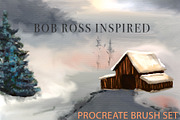 Bob Ross Inspired Procreate Brushes, a Brush Add-On by CC CREATIVE CO (Thumbnail 4 of 14)