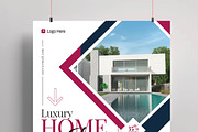 Luxury Home For Sale Flyer Template, a Flyer Template by MightyDesign (Thumbnail 2 of 6)