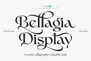 Bellagia Display - Variable Font, a Serif Font by Attract Studio