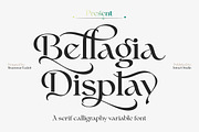 Bellagia Display - Variable Font, a Serif Font by Attract Studio (Thumbnail 1 of 15)
