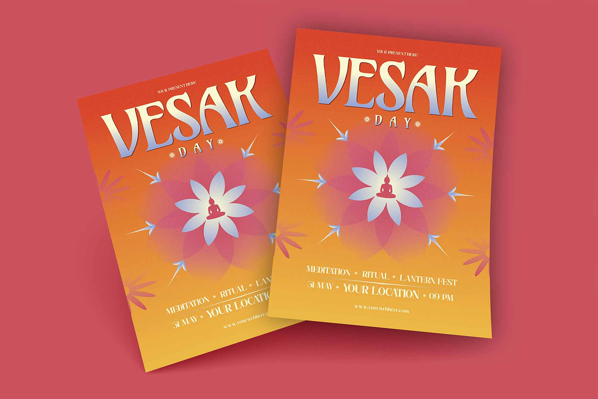 Vesak Day Flyer, a Flyer Template by megarez (Photo 1 of 3)