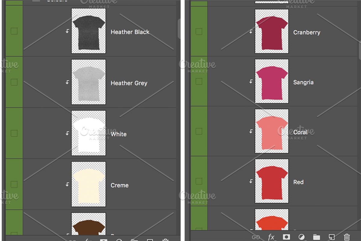 T-Shirt Mock-Ups Front, a Presentation Template by Gordon Designs (Photo 4 of 9)