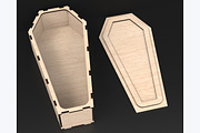 3D Coffin Box Laser Cutting Files, an Object Graphic by ThemeXDigital (Thumbnail 7 of 8)