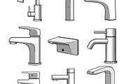 Collection of modern faucets, an Object Graphic by pikepicture (Thumbnail 3 of 3)