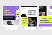 Business Podcast - Instagram Post, a Social Media Template by Izdihaar_Studio (Thumbnail 3 of 4)